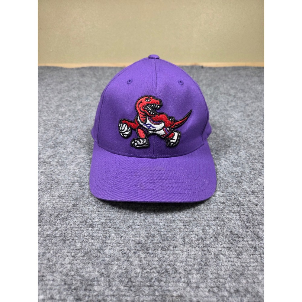 Toronto Raptors Snapback Hat OSFA Mitchell & Ness Purple Hardwood Classics